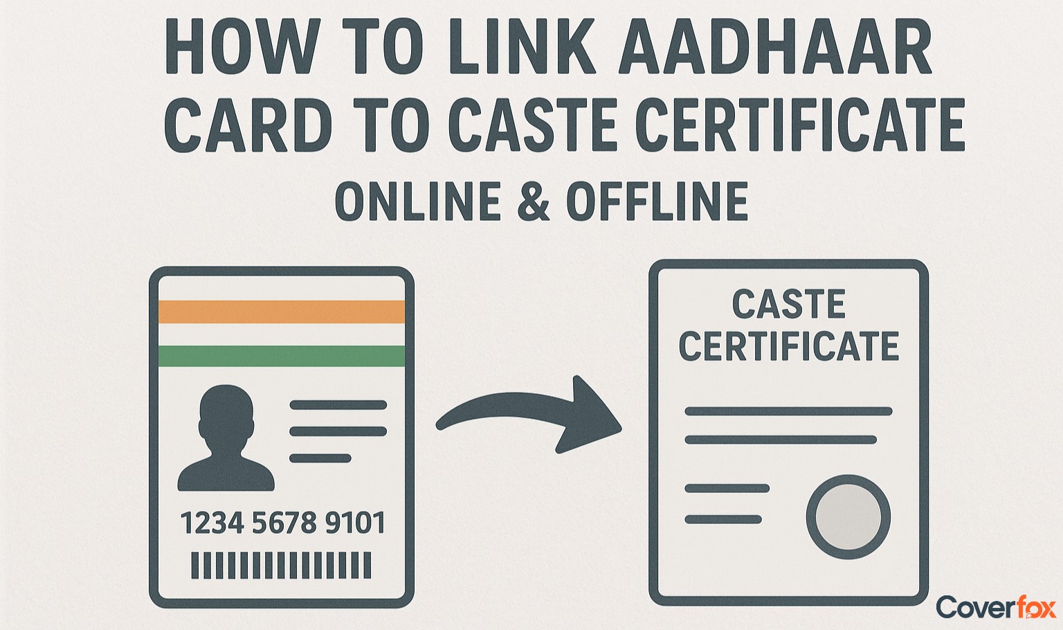 Linking Your Caste Certificate with Aadhaar Card