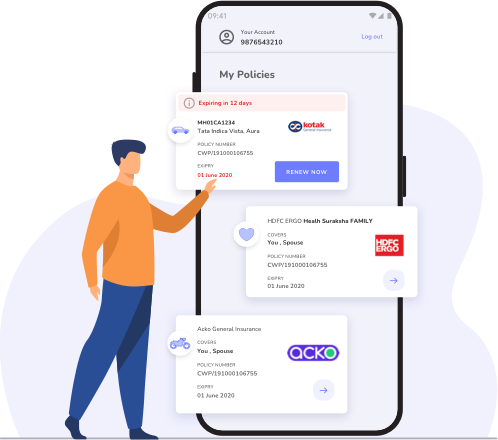 Buy Bike, Car, Health Insurance in minutes