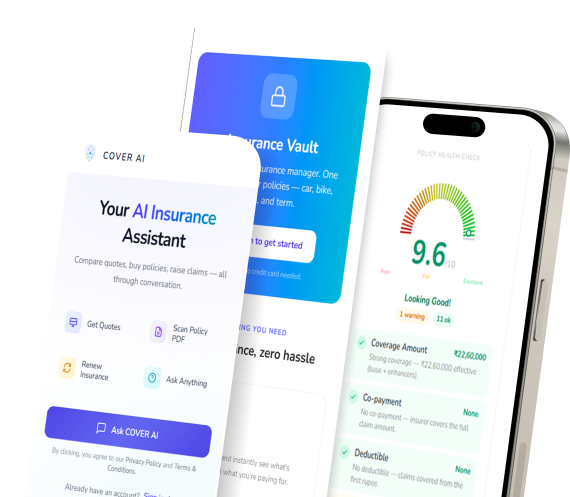 Cover AI app screens