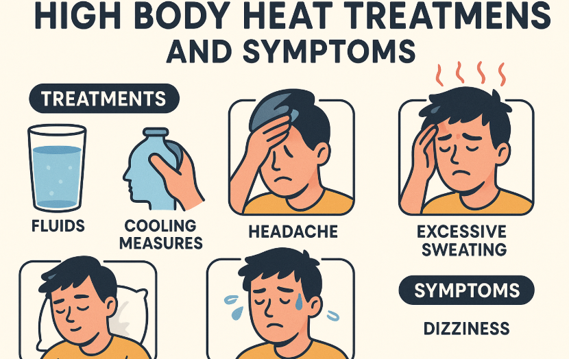 High Body Heat Symptoms and Treatments
