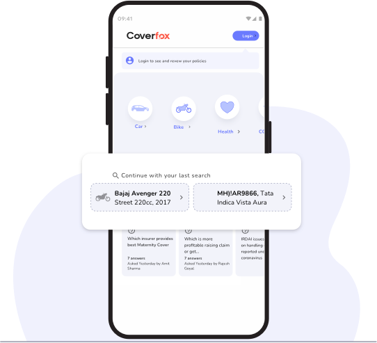 Buy Bike, Car, Health Insurance in minutes